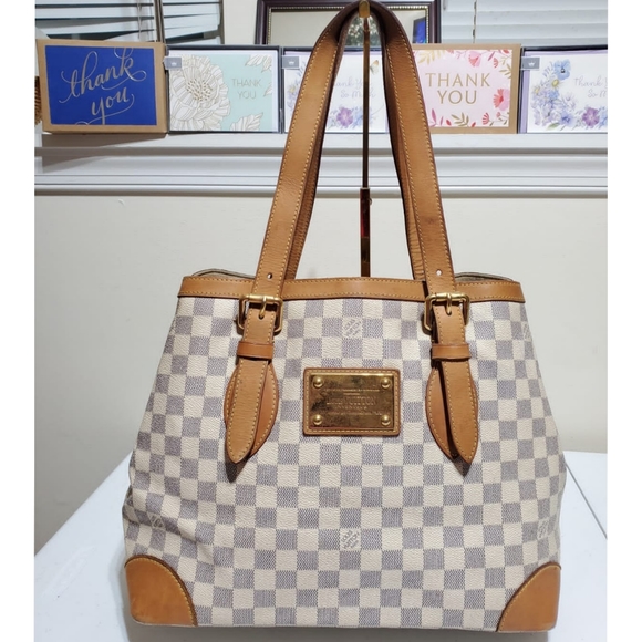 Louis Vuitton Handbags - LOUIS VUITTON Damier Azur Hampstead MM